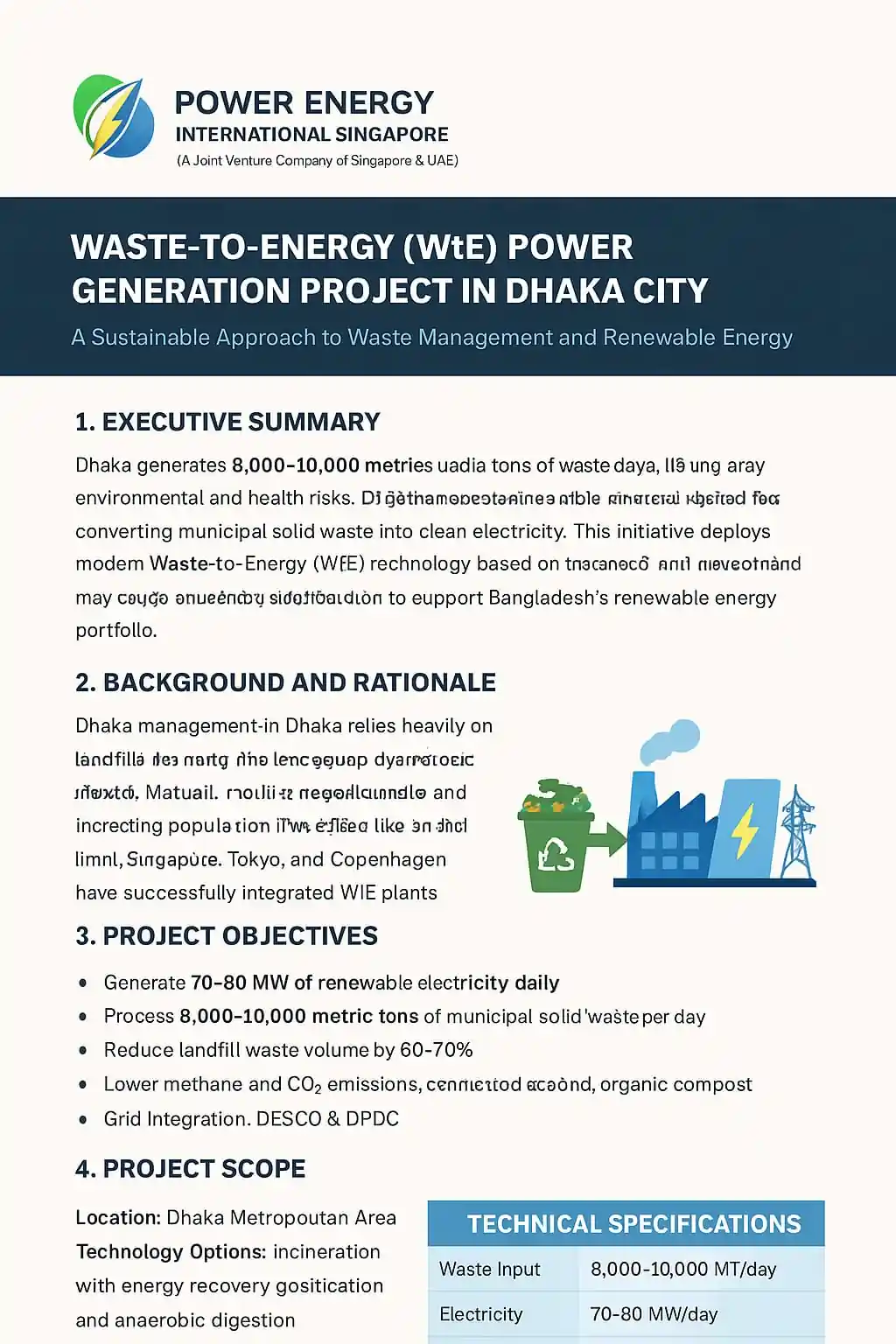 Waste-to-Energy Dhaka