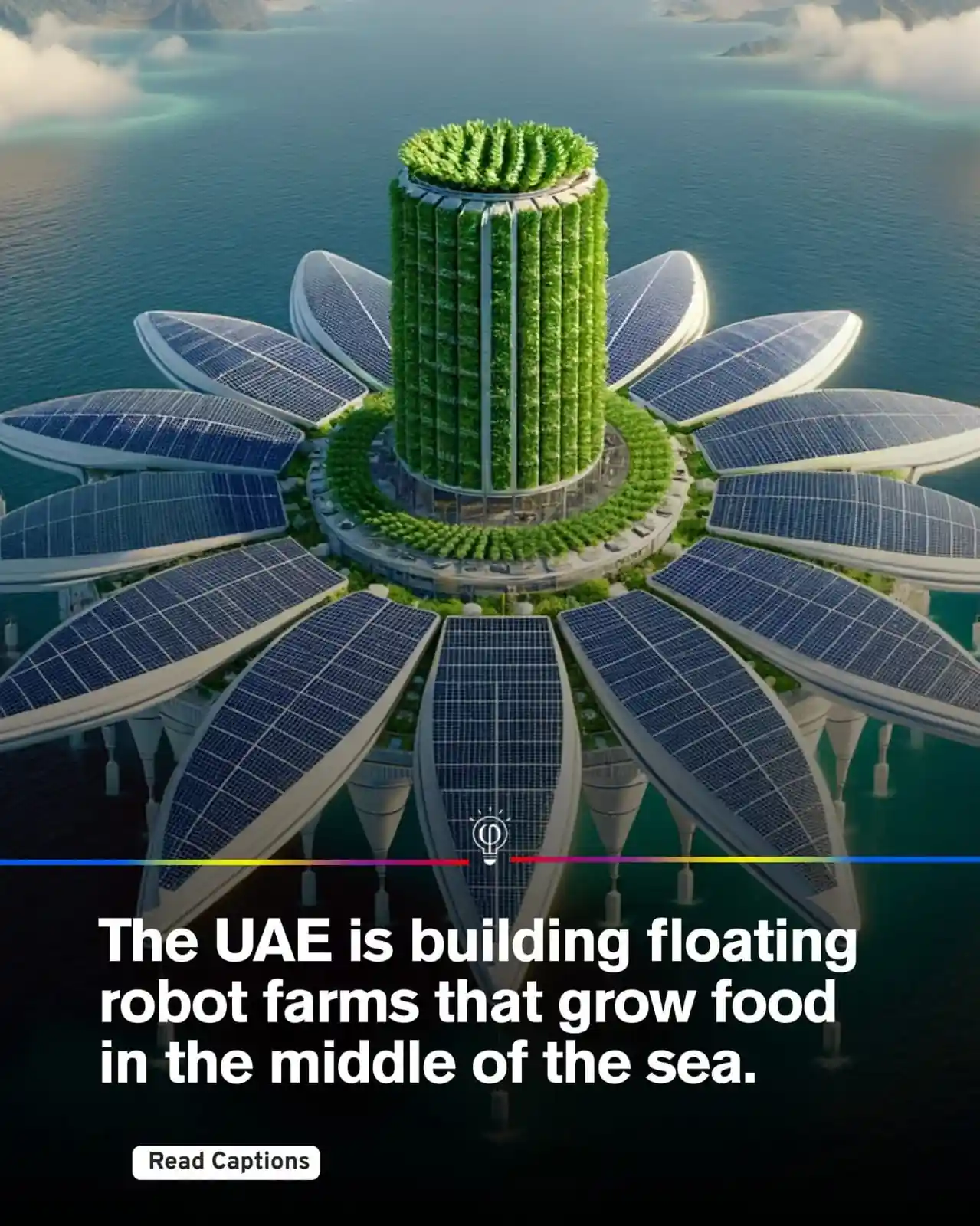 UAE Floating Robot Farms